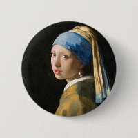 Fille avec une perle à oreille par Johannes Vermee