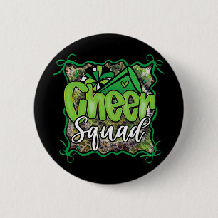 Macaron Rond 5 Cm Fille de l'équipe de cheer sportives correspondanc
