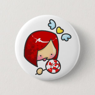 Macaron Rond 5 Cm Fille de lucette
