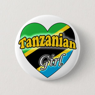 Macaron Rond 5 Cm fille tanzanienne