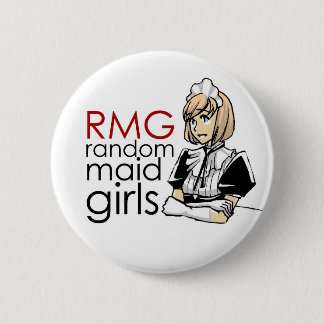 Macaron Rond 5 Cm Filles aléatoires de domestique de RMG