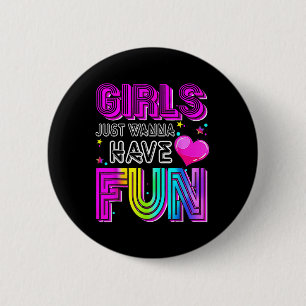 Macaron Rond 5 Cm Filles Amusantes Je Veux Juste Avoir Amusé Awesome
