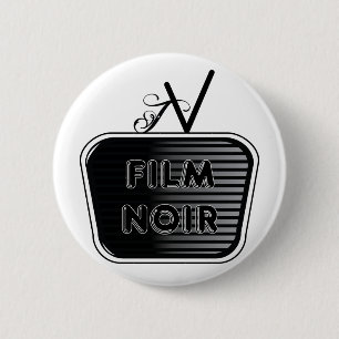 Macaron Rond 5 Cm Film Noir