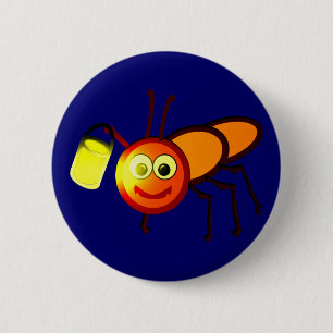 Macaron Rond 5 Cm Firefly firebug
