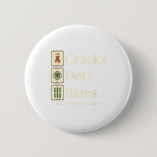 Macaron Rond 5 Cm Fissures points bams si connaissez mahjong mères r