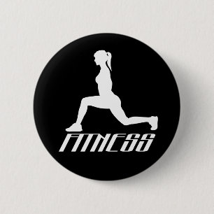 Macaron Rond 5 Cm Fitness girl