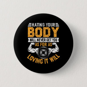 Macaron Rond 5 Cm Fitness Motivationnelle Physique Exercice Gym Quot