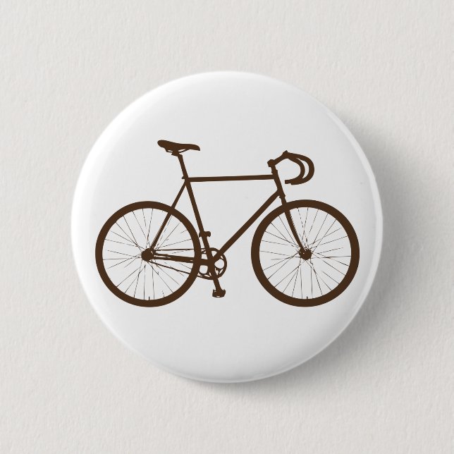 Macaron Rond 5 Cm Fixie (brun) (Devant)