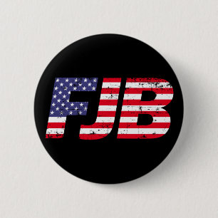Macaron Rond 5 Cm FJB Funny anti joe Biden pro trump 2024