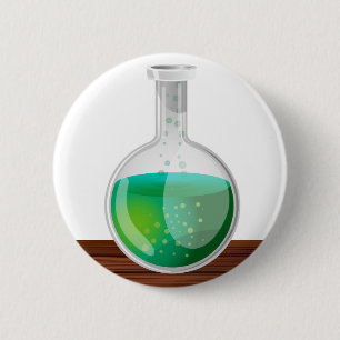 Macaron Rond 5 Cm flacon scientifique