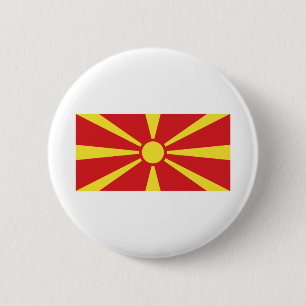 Macaron Rond 5 Cm Flag de Macedonia
