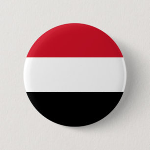 Macaron Rond 5 Cm Flag of Yemen Button