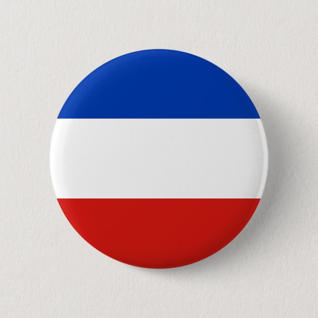 Macaron Rond 5 Cm Flag Schleswig-Holstein Pinback Button (Devant)