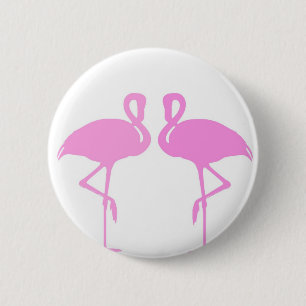 Macaron Rond 5 Cm Flamants roses roses