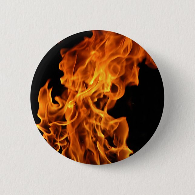 Macaron Rond 5 Cm Flamme (Devant)
