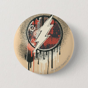 Macaron Rond 5 Cm Flash - Symbole d'innocence tordu