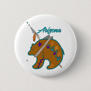 Macaron Rond 5 Cm Flèche du clan de l'ours