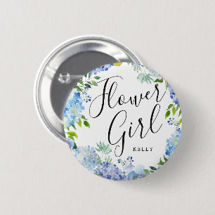 Macaron Rond 5 Cm Fleur Carolina Bloom Mariage Personnalisé