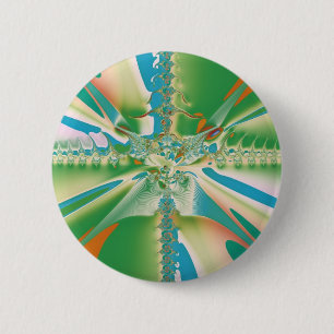 Macaron Rond 5 Cm Fleur de printemps
