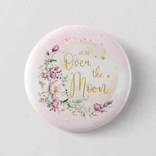 Macaron Rond 5 Cm Fleur Over the Moon Rose