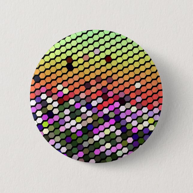 MACARON ROND 5 CM FLEUR SAUVAGE (Devant)