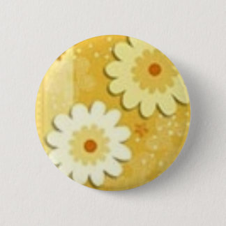 Macaron Rond 5 Cm fleurs