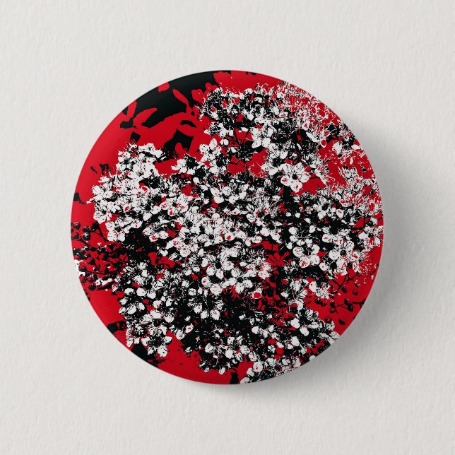 MACARON ROND 5 CM FLEURS (Devant)