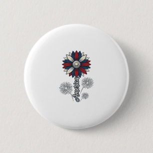 Macaron Rond 5 Cm Fleurs de feu d'artifice vectoriel de conception p
