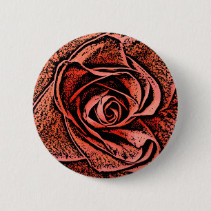 MACARON ROND 5 CM FLEURS DU JARDIN DE PAYS