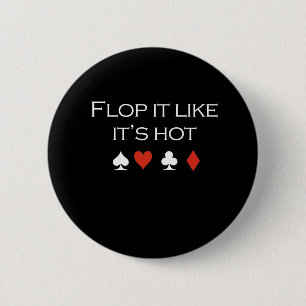Macaron Rond 5 Cm Flop it comme son T-shirt blanc chaud
