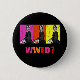 Macaron Rond 5 Cm Florence Nightengale Dons "WWFD?"