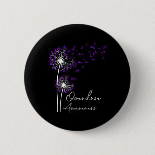 Macaron Rond 5 Cm Flower Dandelion