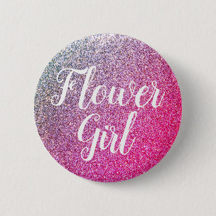 Macaron Rond 5 Cm Flower girl Mariée bouton rond