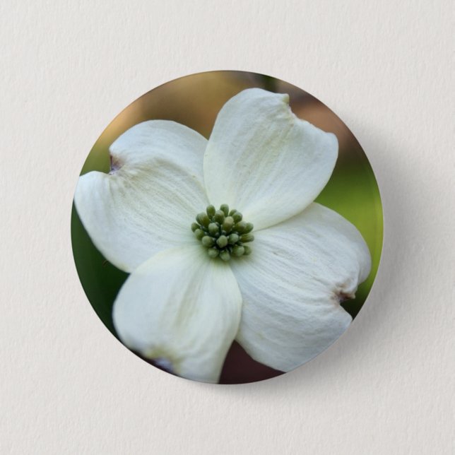 Macaron Rond 5 Cm Flower power (Devant)