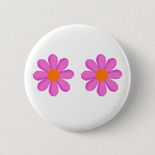 Macaron Rond 5 Cm Flower Power mignon