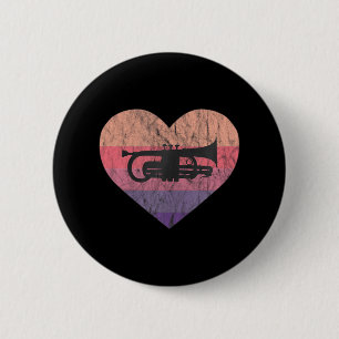 Macaron Rond 5 Cm Flugelhorn Music Orchestre Musicien Cornet