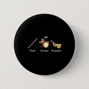 Macaron Rond 5 Cm Fluide Trumpet Et Instruments Subtil Anti Tru