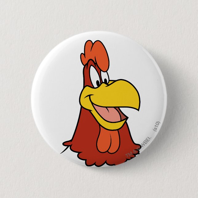 Macaron Rond 5 Cm Foghorn Leghorn (Devant)