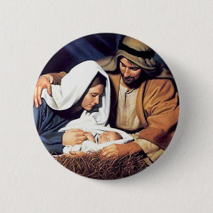 Macaron Rond 5 Cm foi biblique Jésus Christ prière inspirante