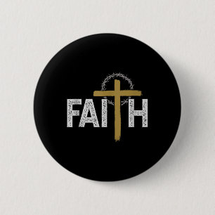 Macaron Rond 5 Cm Foi Religieuse Bible Jésus Catholique Chrétien Tan