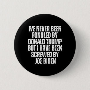 Macaron Rond 5 Cm Fondé Par Donald Trump, Joe B A Été Trompé