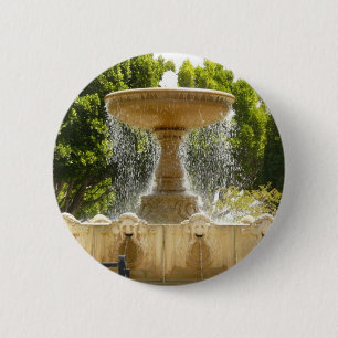 Macaron Rond 5 Cm Fontaine de Sausalito Photographie de voyage en Ca