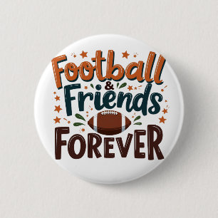 Macaron Rond 5 Cm Football amis pour toujours Imaginaire Football sa
