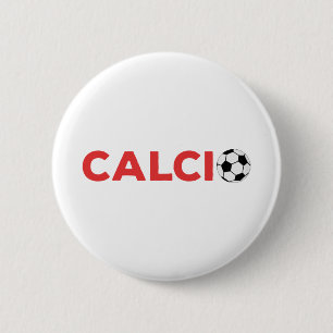 Macaron Rond 5 Cm Football de Calcio
