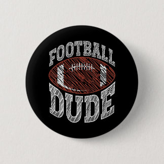 Macaron Rond 5 Cm Football Dude football américain