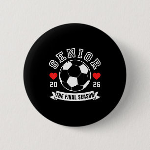 Macaron Rond 5 Cm Football senior 2026 la saison finale équipe pour