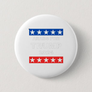 Macaron Rond 5 Cm For Trump President Donald Trump 2024