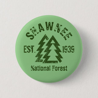 Macaron Rond 5 Cm Forêt nationale de Shawnee