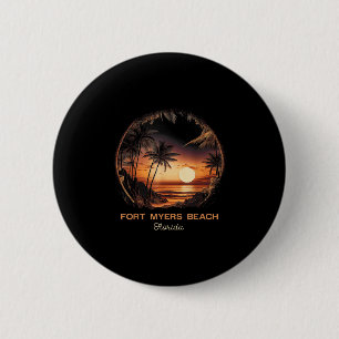 Macaron Rond 5 Cm Fort Myers Beach Floride