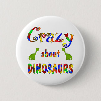 Macaron Rond 5 Cm Fou au sujet des dinosaures